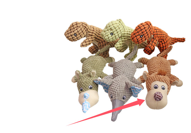 Plush Sound and Puzzle Dog Toys