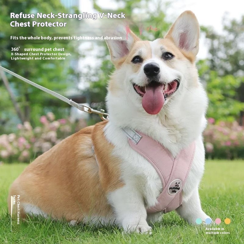 Polyester Pet Vest And Hand-Holding Rope