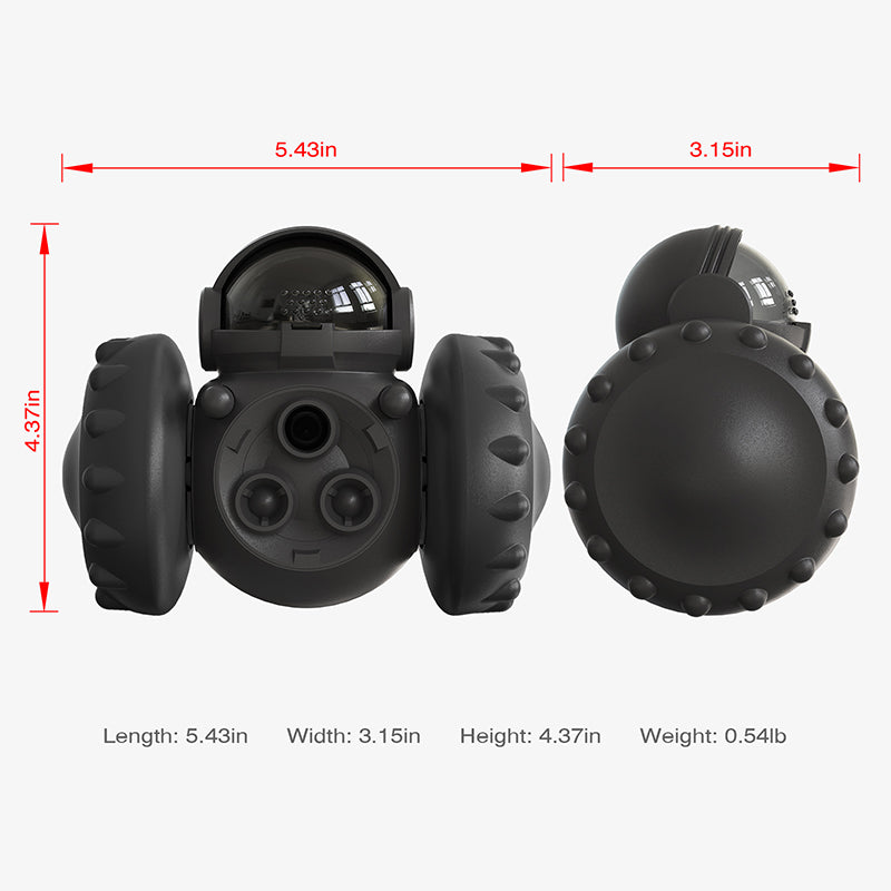 Interactive Dog Treat Leaking Toy For Small Large Dogs Puzzle Tumbler Funny Slow Dispenser Puppy Balance Car Pet Toys