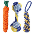 Dog Toy Molar Bite Resistant Rope Knot Toy Small And Medium-Sized Dog Cotton Rope
