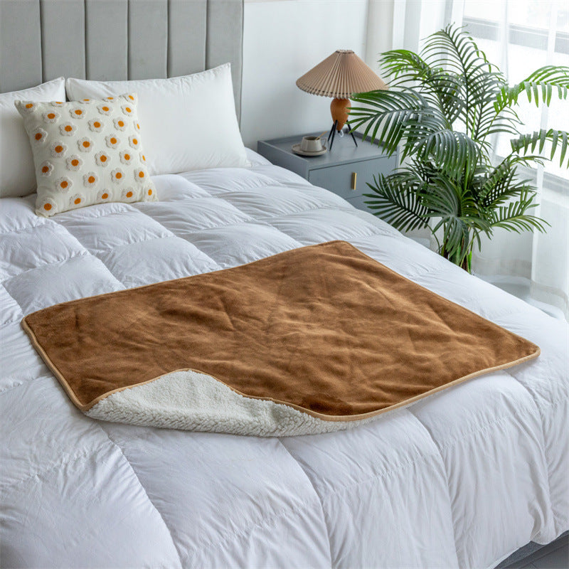 Washable Waterproof Lambswool Dog Blanket
