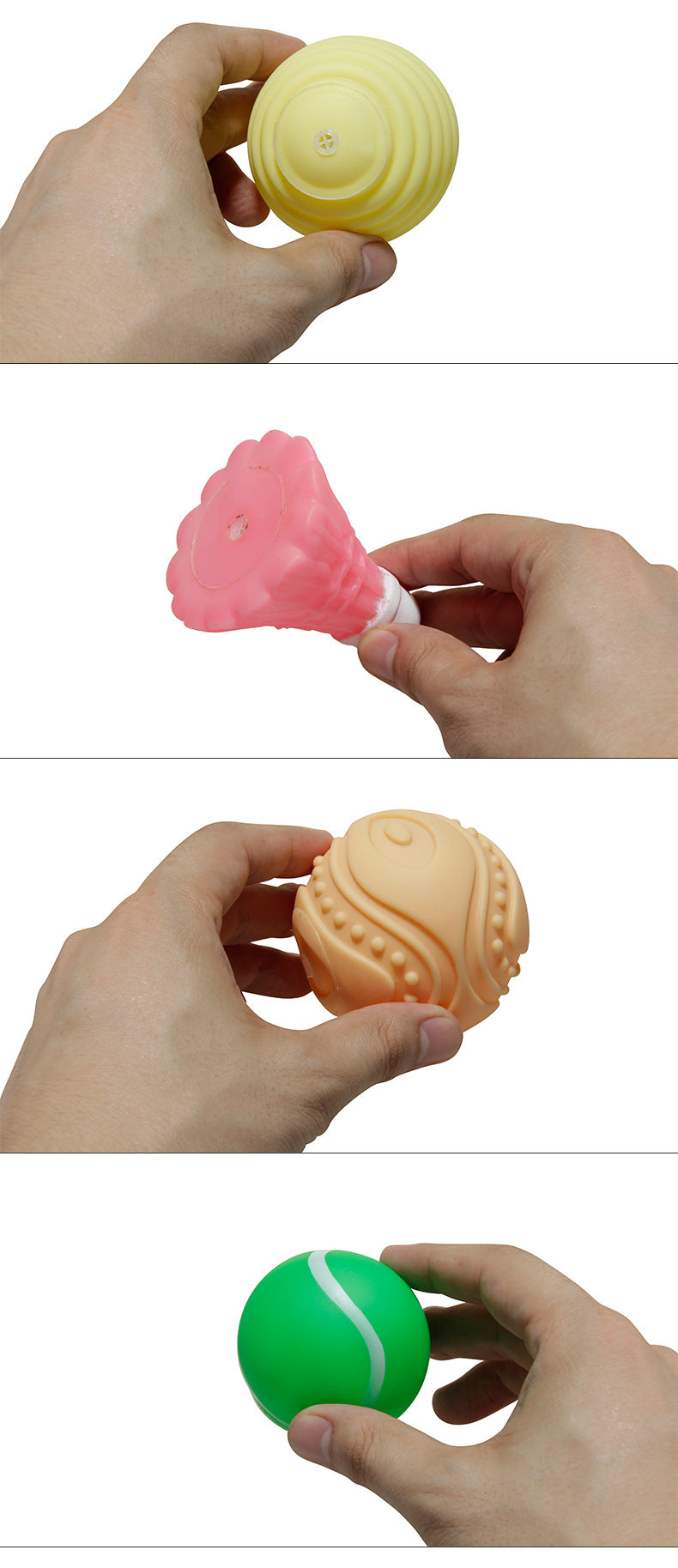 Pet Sound Rubber Simulation Bite-Resistant Ball