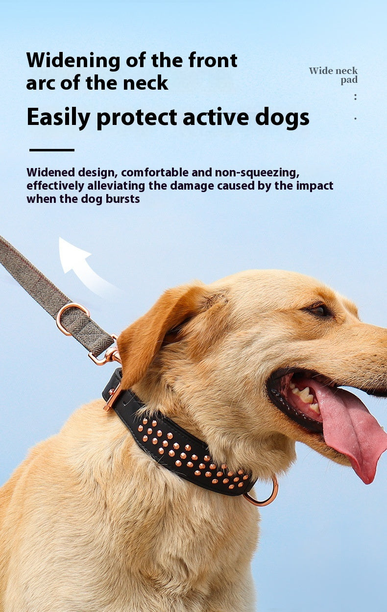 Dog Rivet Collar Anti-Bite
