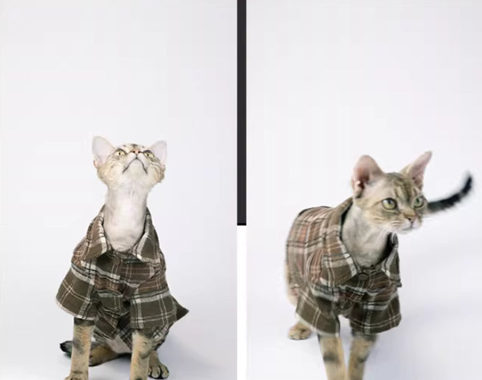Cool Skin-Friendly Short-Sleeve Summer Cat T-Shirt