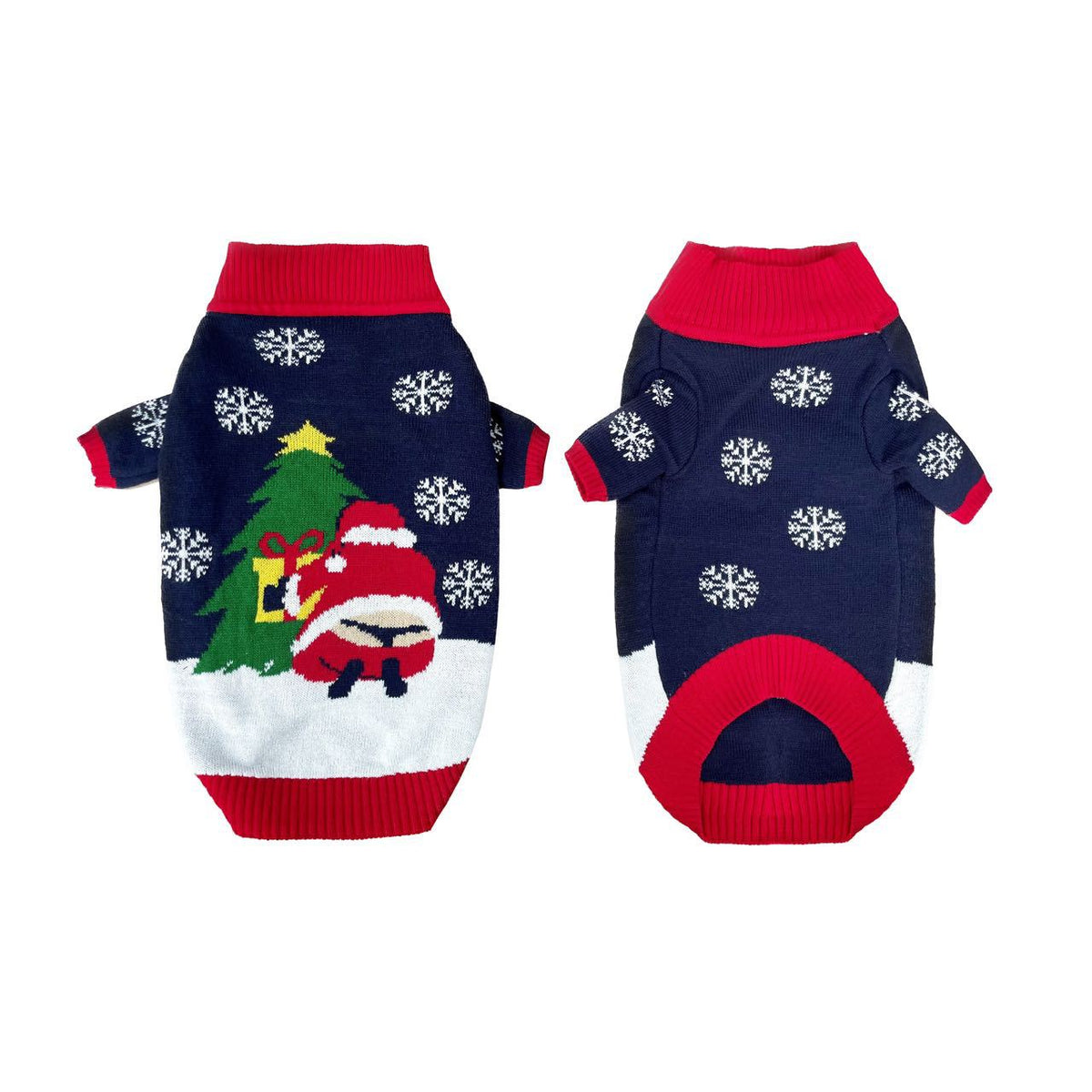 Festive Knitted Pet Sweater