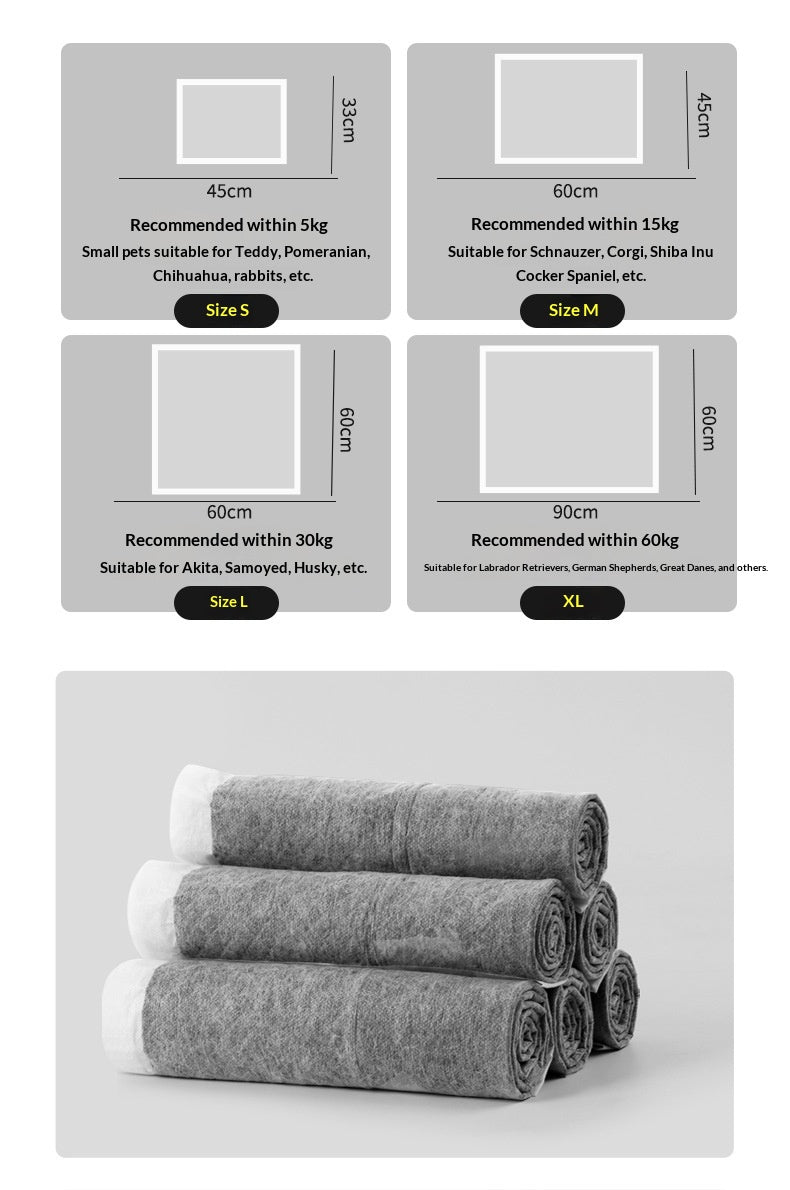Bamboo Charcoal Puppy and Kitten Pads