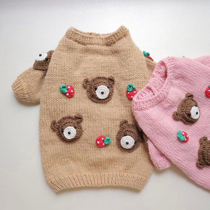 Autumn Winter Short Pet Sweater