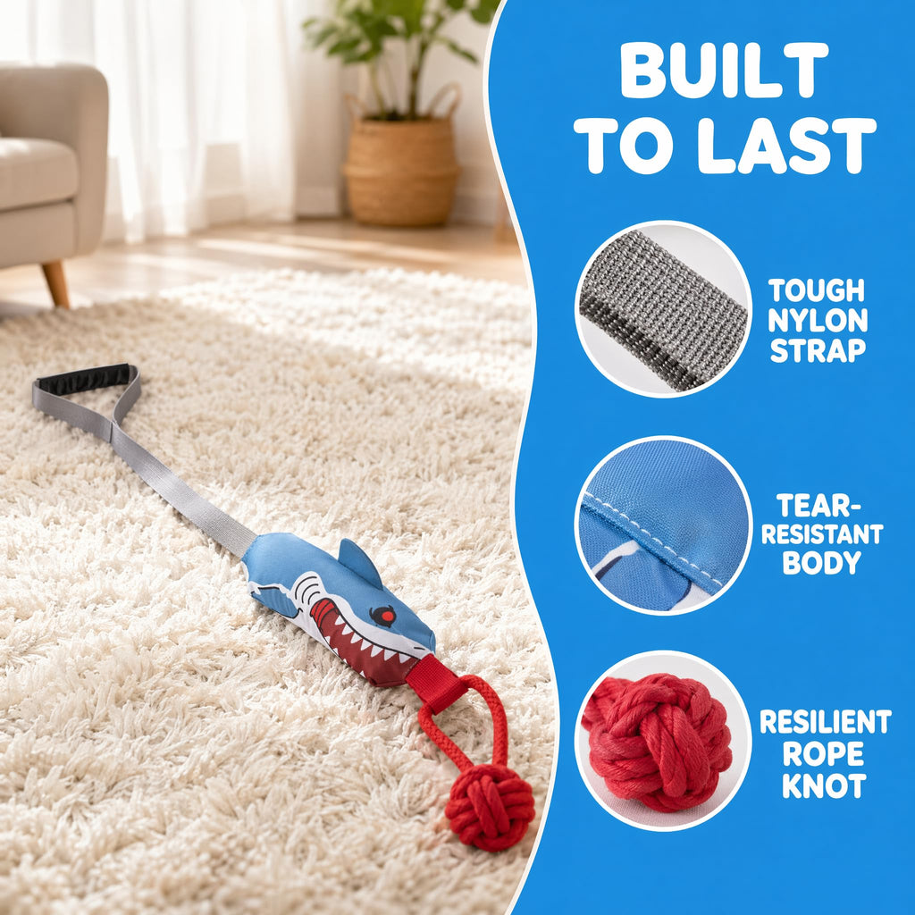 Shark Dog Tug Of War Toy