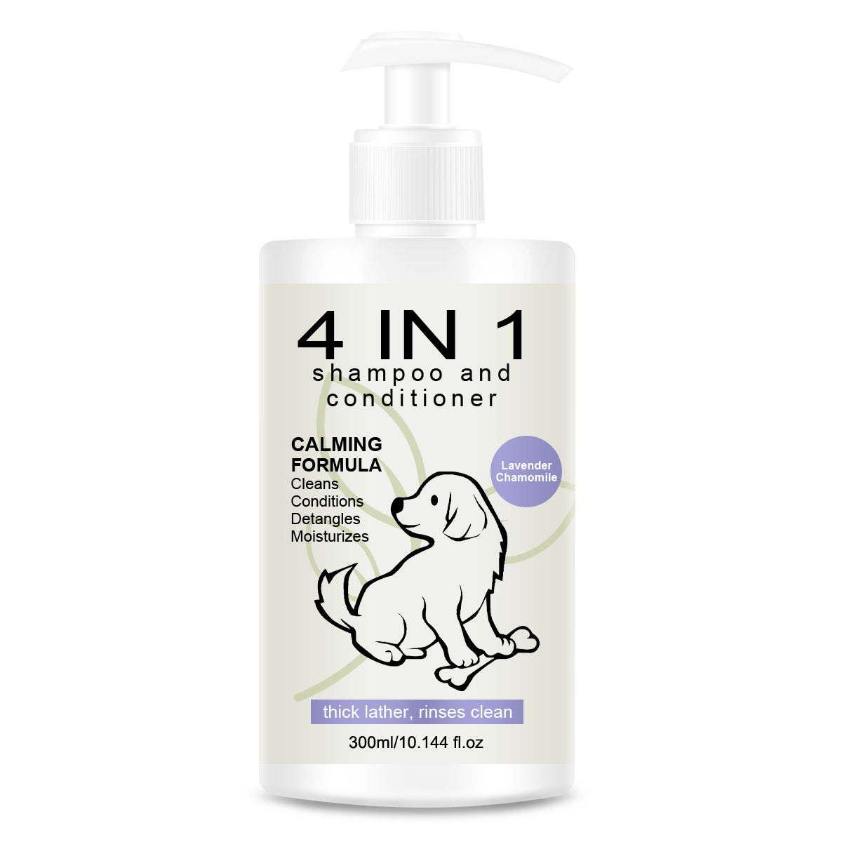 Pet Shampoo With Integrated Care And Grooming