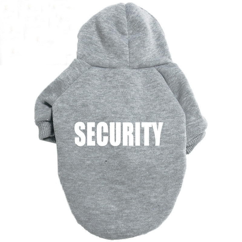 Simple Warm Printed Pet Clothes