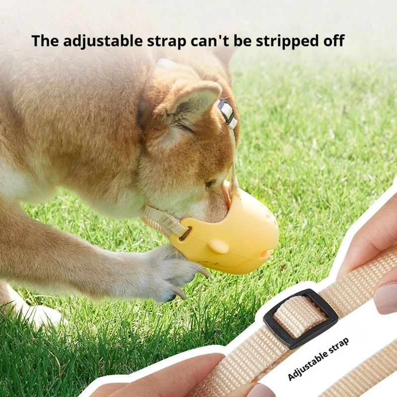 Adjustable Breathable Basket Dog Muzzle