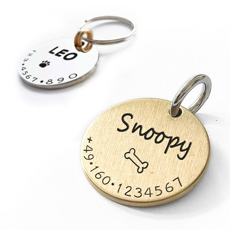 Anti-Loss Dog Tag For Walks