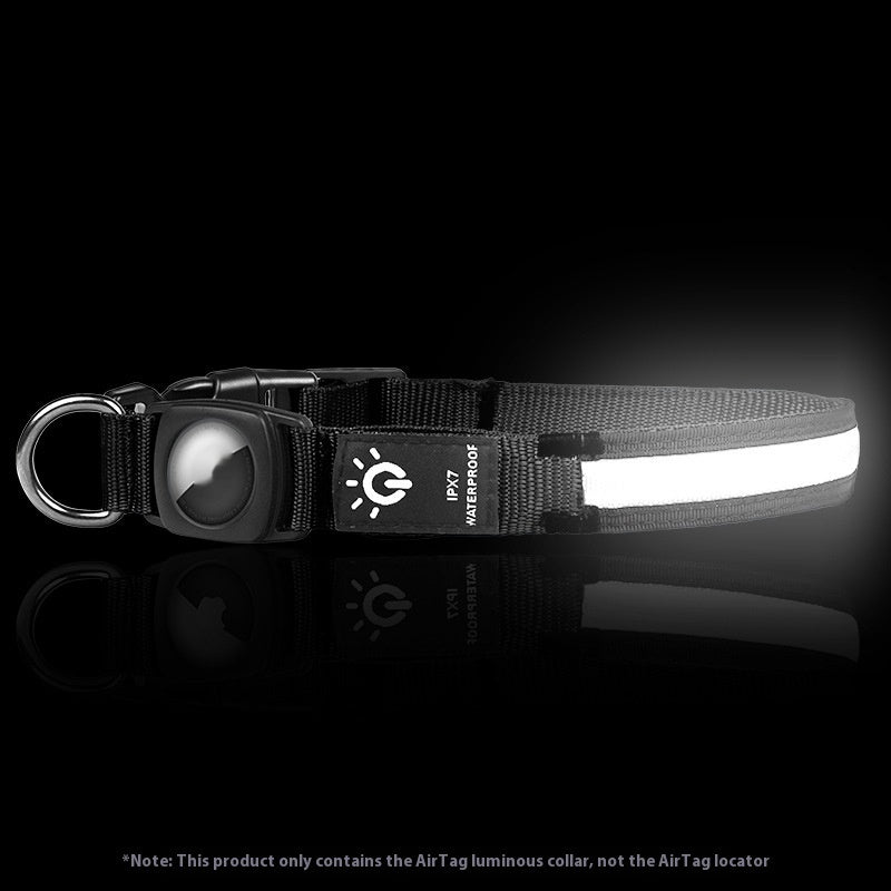 Protective Cover Positioning Tracker Waterproof Led Pet Luminous Collar