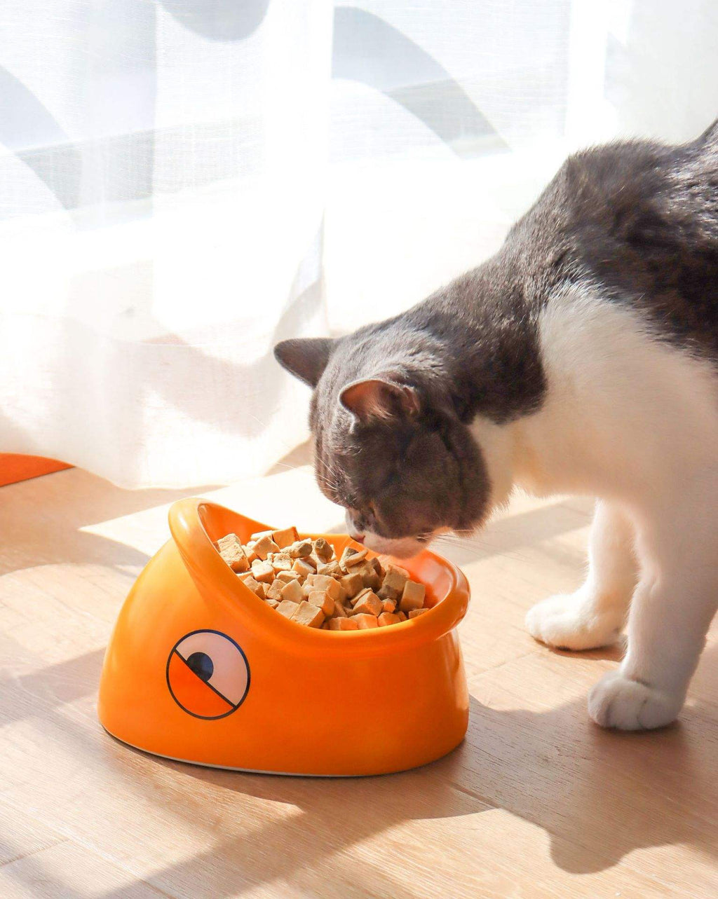 Overturning-Proof Ceramic Pet Food Bowl