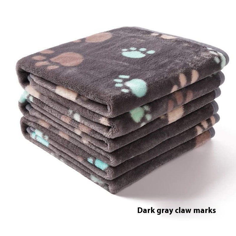 Flannel Coral Fleece Pet Blanket