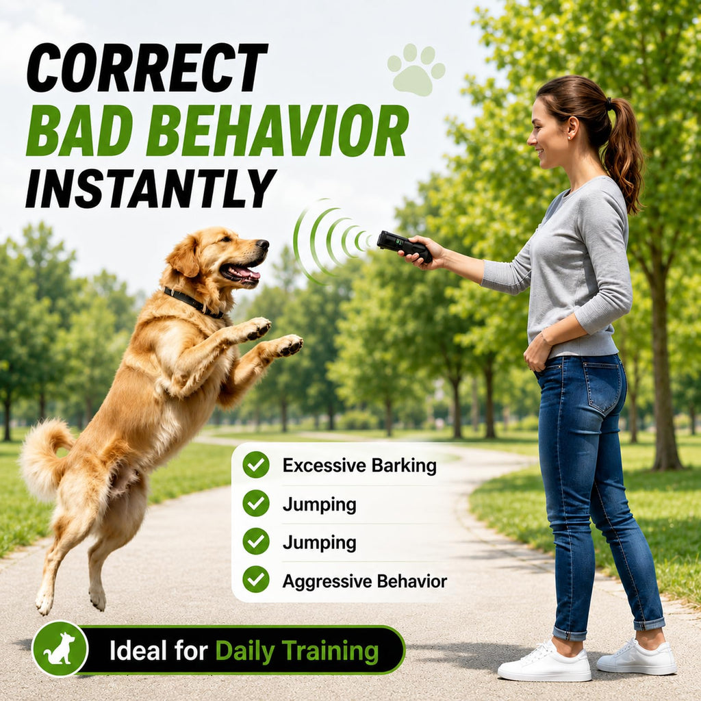 Ultrasonic Anti-Barking Dog Training Device