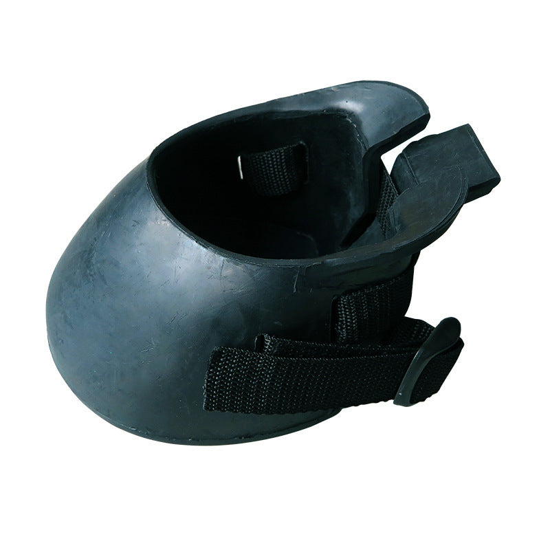 Rubber Horse Hooves Pair Of Horses Isolated Dirty Water Manure