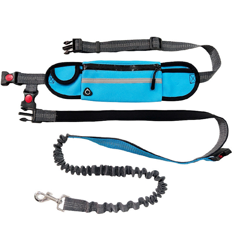 Portable Dog Waist Bag With Running Leash