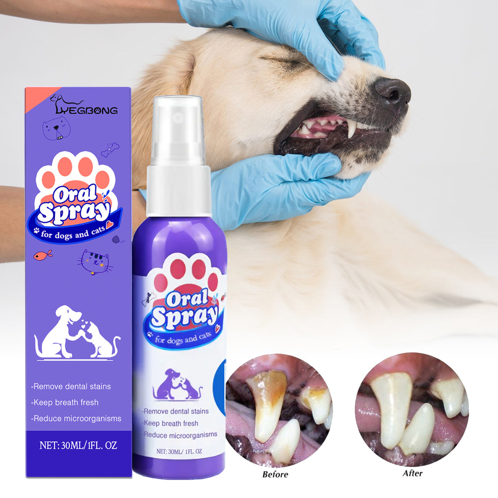 Stain Removal and Breath Freshening Pet Spray