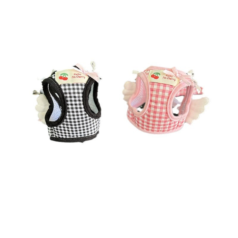 Small Dog Chest-Back With Hand-Holding Rope
