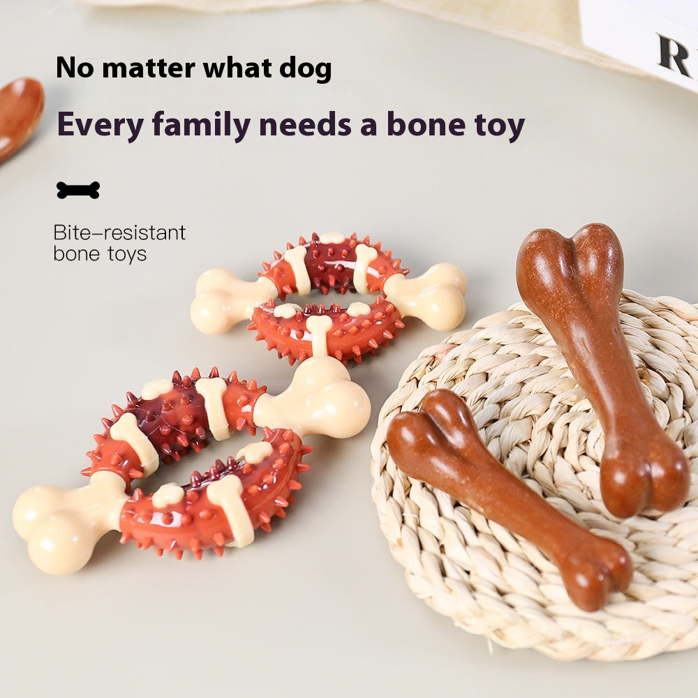 Dog Pet Molar Toy Bite-Resistant Bone