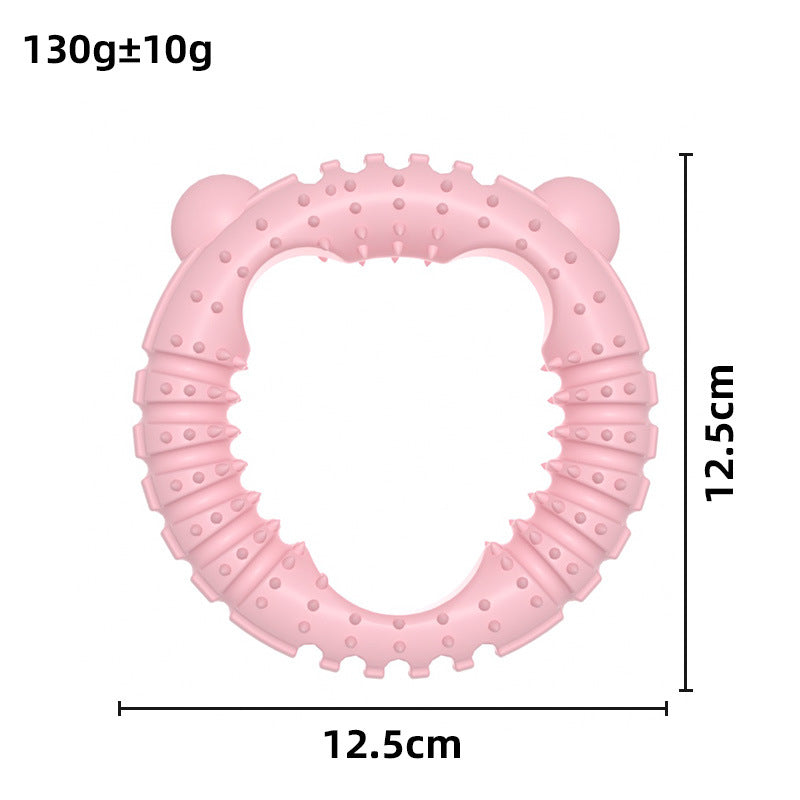Pet Dog Toy Bear-Type Bite-Resistant Ring