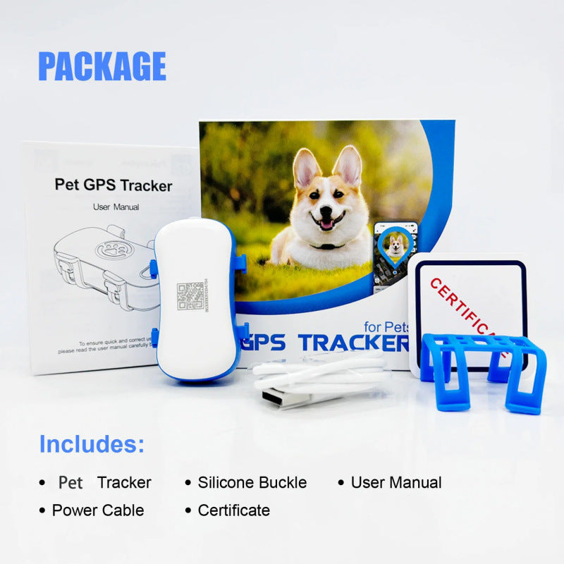 Pet Positioning Tracker Waterproof Real-Time Positioning