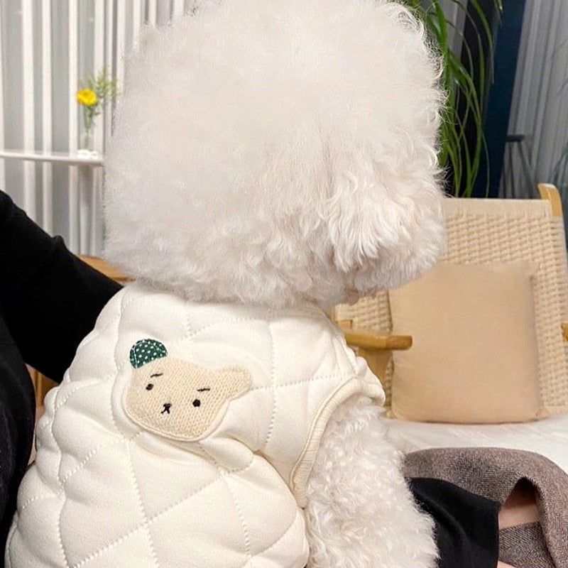 Padded Coat Vest For Dogs In Autumn And Winter