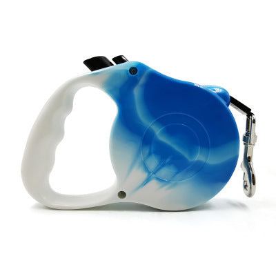 Automatic Retractable Dog Leash with Bone Print
