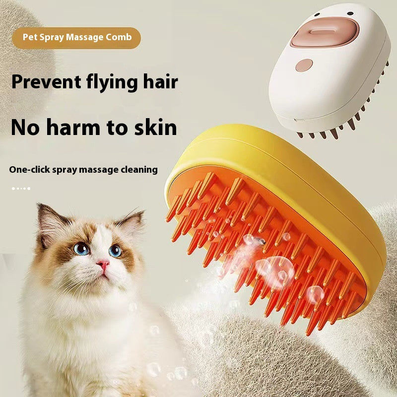 Pet Whale and Duck Spray Massage Bath Brush