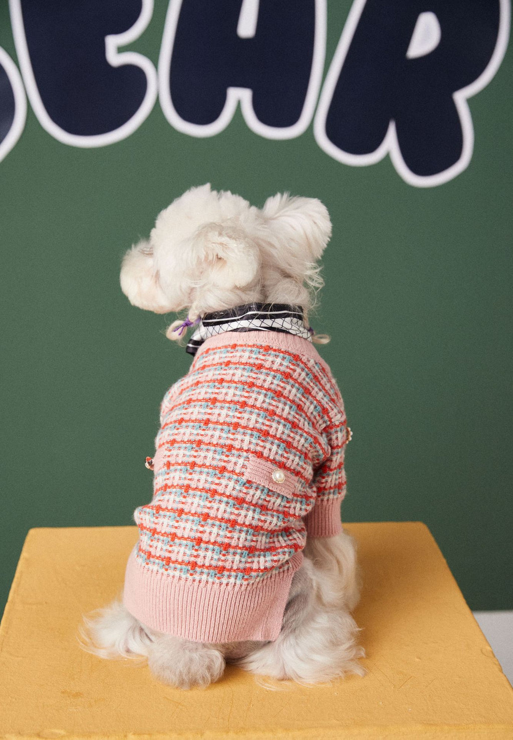 Teddy Fadou New Pet Small Fragrance Sweater Cardigan