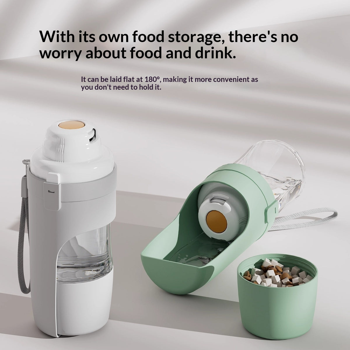 Outdoor Dog Water And Food Bottle
