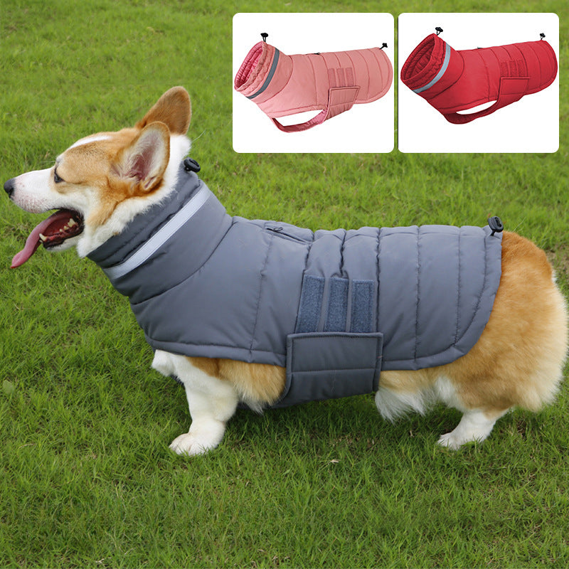 Warm Rainproof Dog Trench Coat