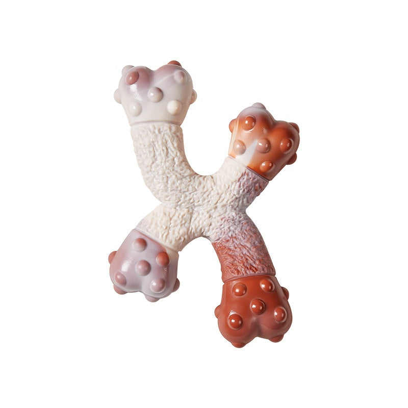 Polka Dot Bone 3-Piece Set Medium Large Chewing Bite-Resistant Dog Toy