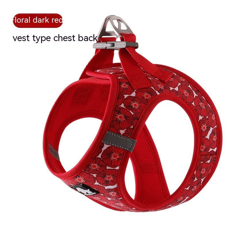 Dog Vest Strap Hand Holding Rope Breathable Lightweight