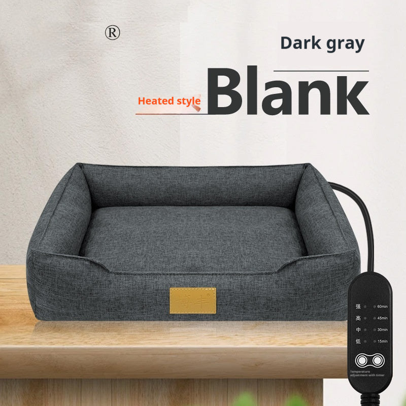 Heated Dog Bed With Teddy And Panda Styles