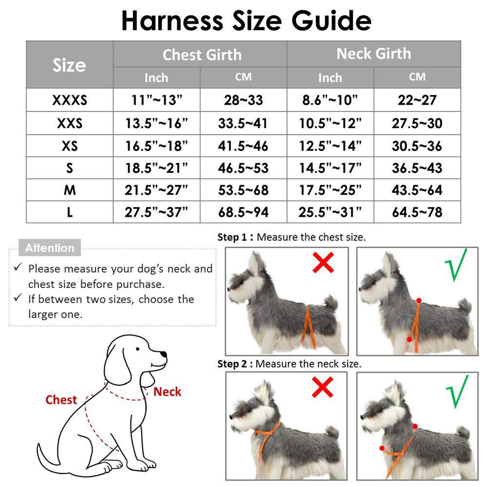 Reflective Dog Leash and Vest Chest Strap