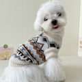Brown Faux Mink Cashmere Dog Sweater