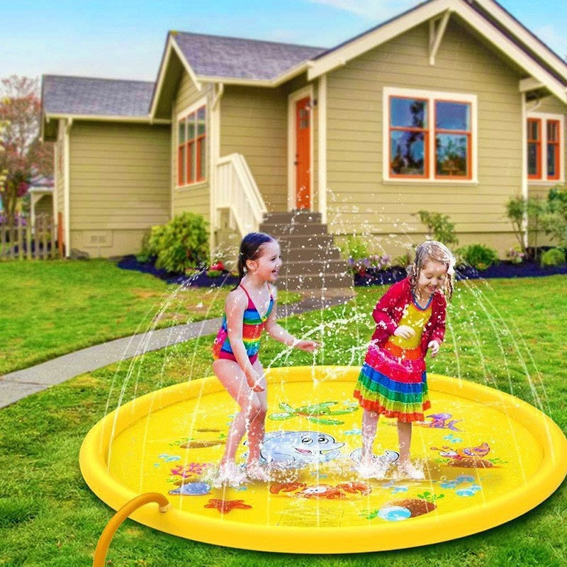 Outdoor Children'S Water Spray Pet Mat Letter Pvc