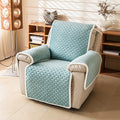 Solid-Color Protective Cover For A Pet Sofa With A One-Piece Design