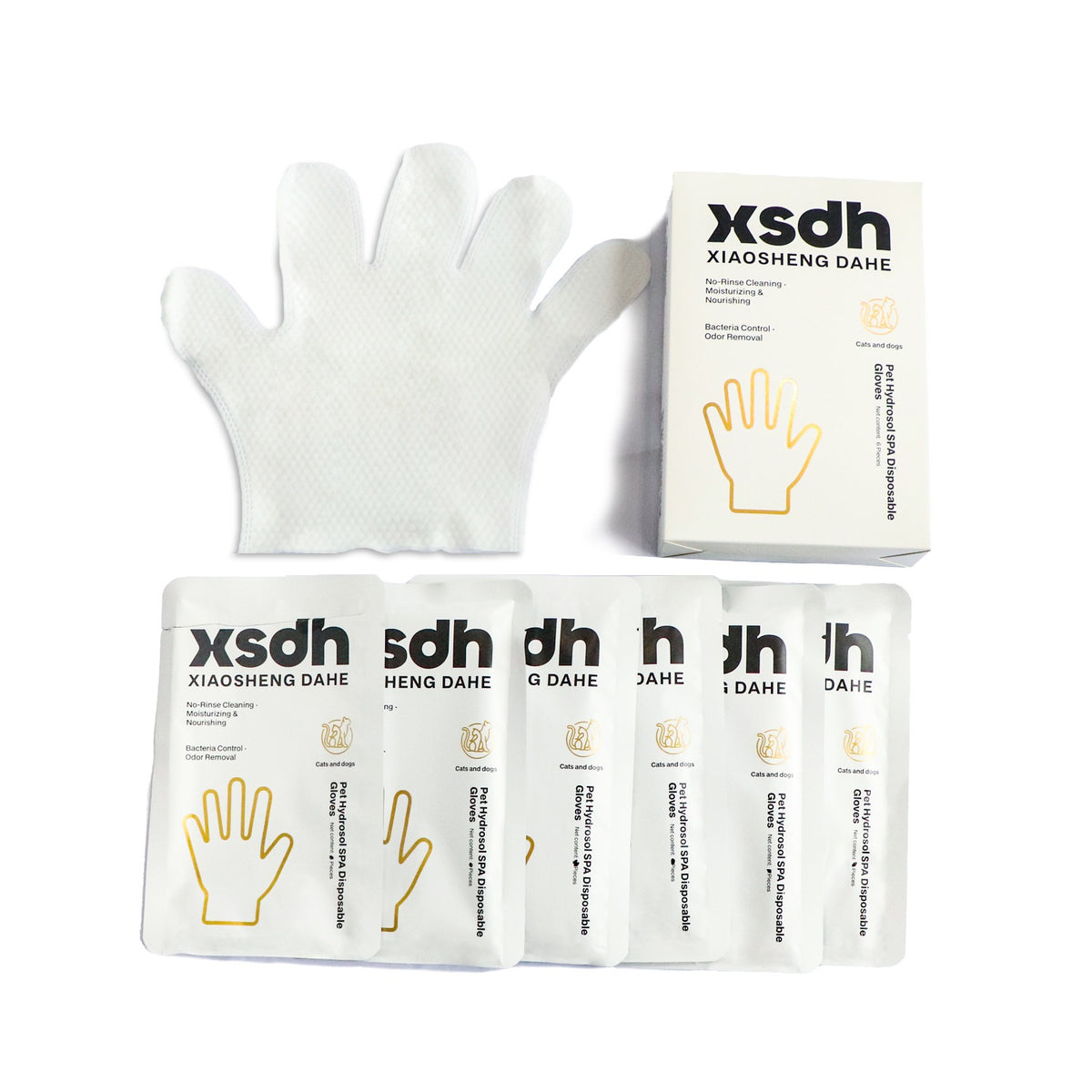 Deodorizing Cleaning Dry-Cleaning Care And Spa Gloves