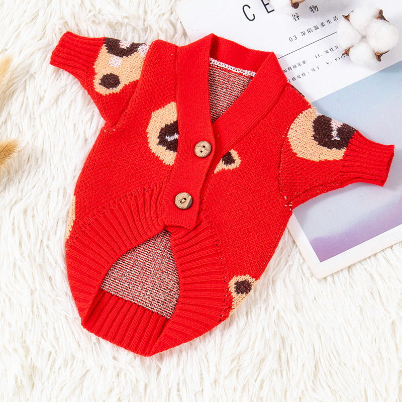 Cute Casual Small Dog Sweater