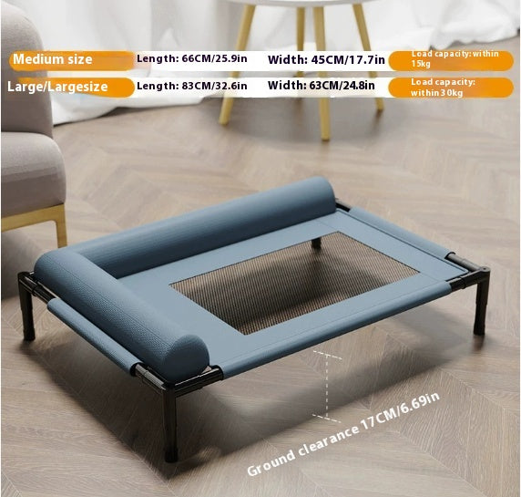 Dog Camp Bed Removable And Washable Moisture-Proof Pet Bed