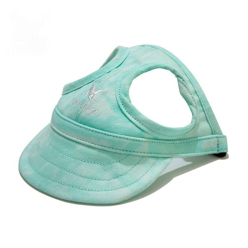 Canvas Pet Sunshade Hat with Ear Openings