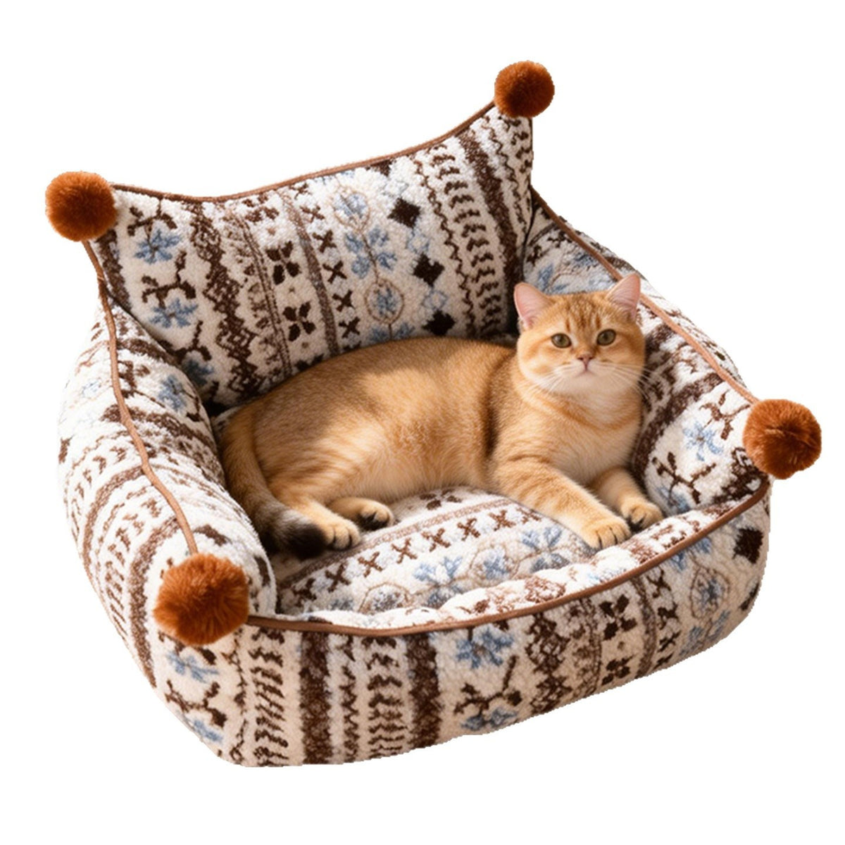 Detachable And Washable Pet Sofa Bed, Warm Winter Nest