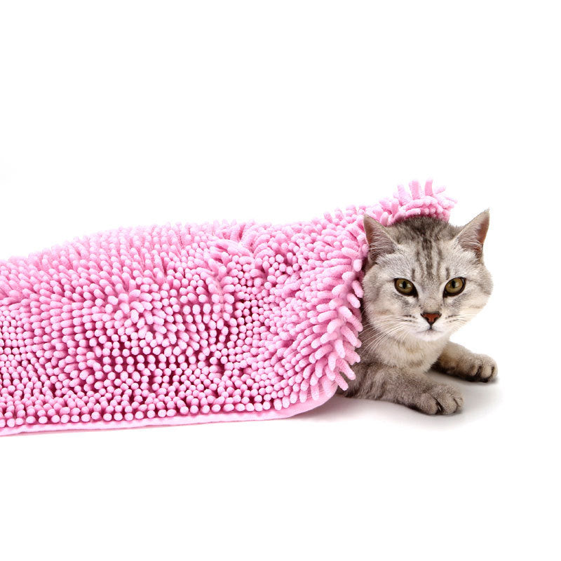 Chenille Quick-Drying Absorbent Dog Towel