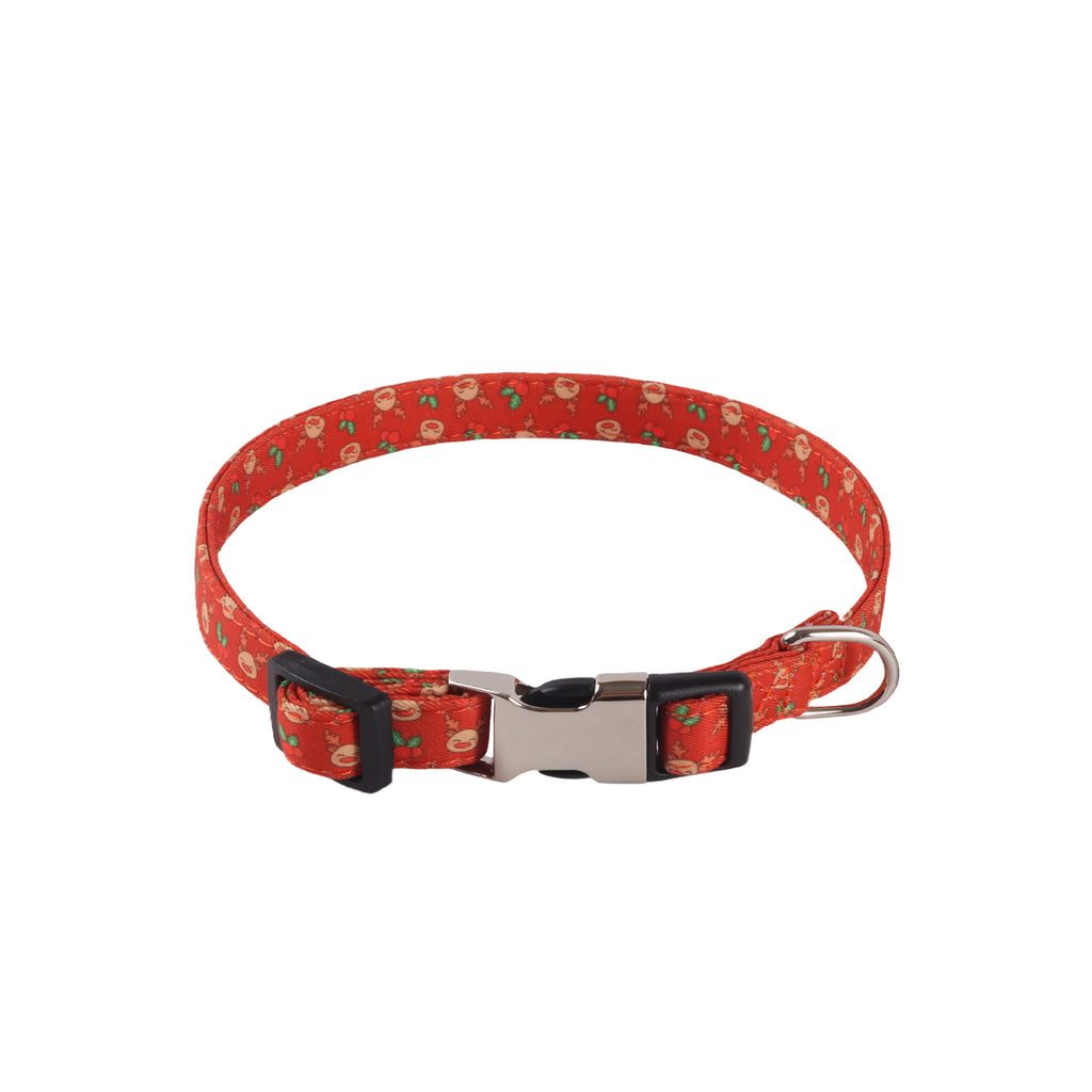 Pet Supplies Design Christmas Series Bow Sunflower Holiday Dog Collar
