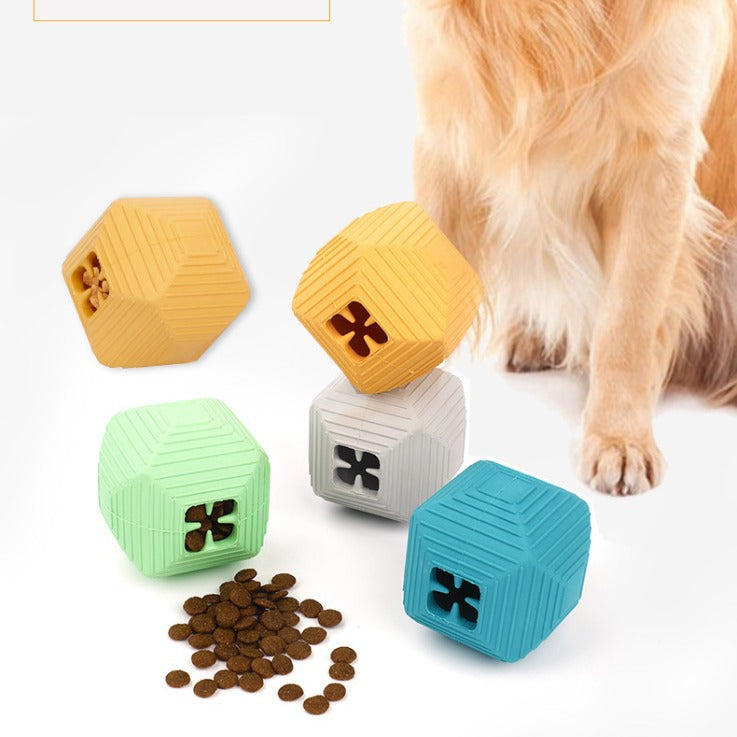 Pet Dog Puzzle Training Toy Bite-Resistant Rubber Ball
