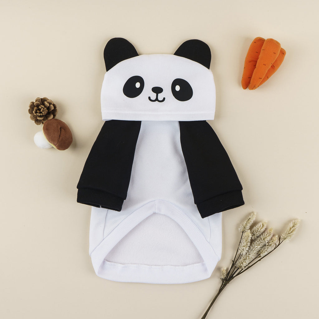Cartoon Panda-Shaped Pet Sweater