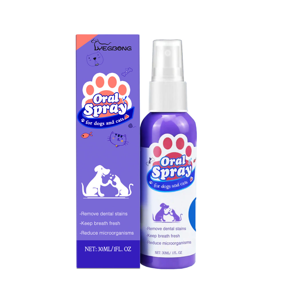 Stain Removal and Breath Freshening Pet Spray